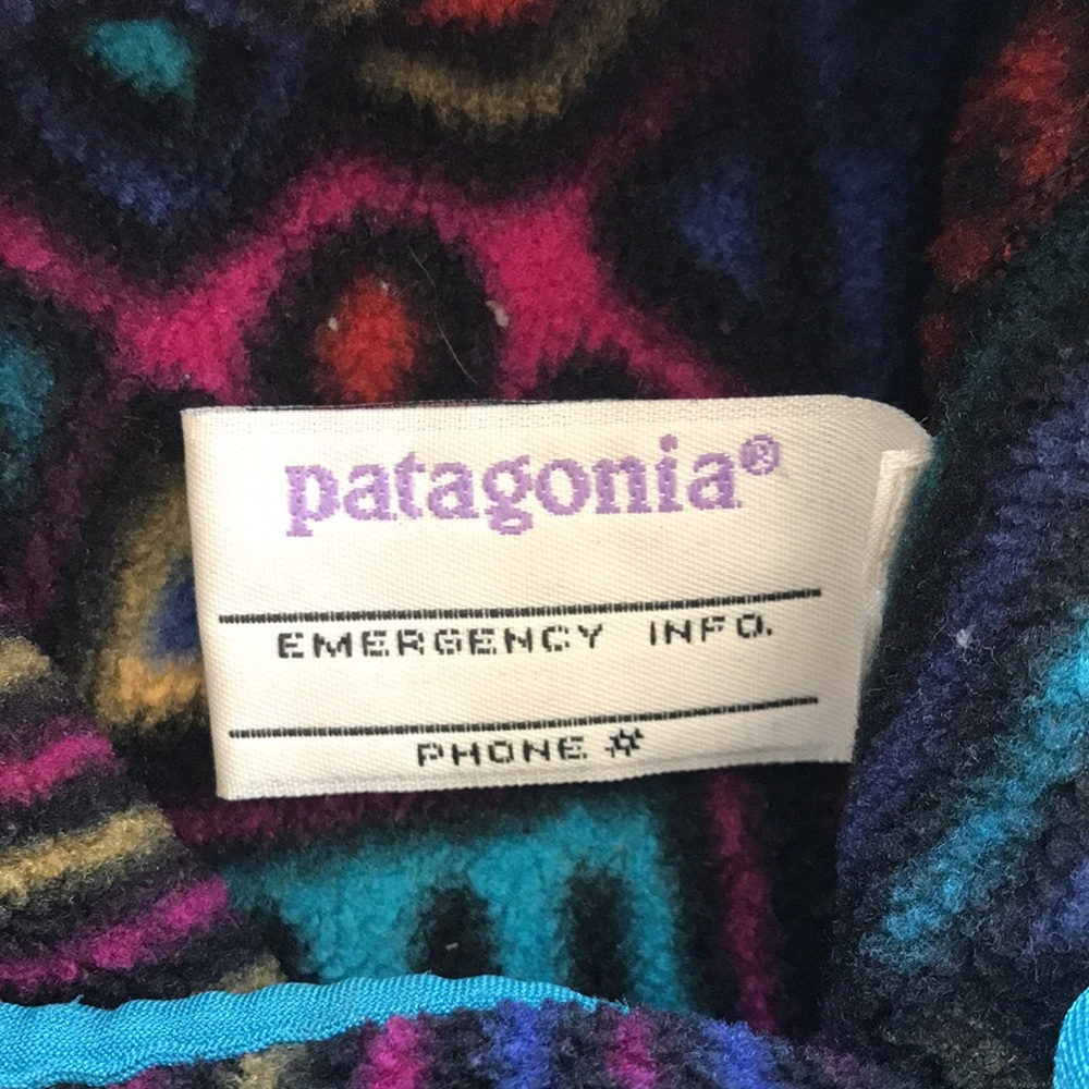Patagonia Vintage Fleece Overalls (size 24m) - Picture 4 of 5